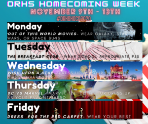ORHS Homecoming Week 2020